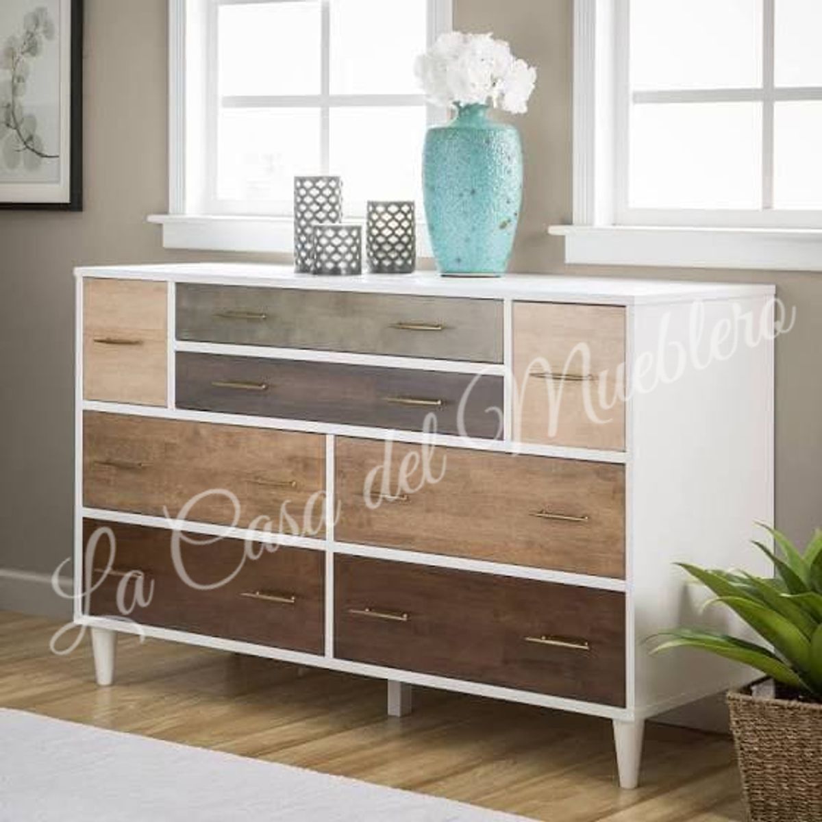 GENERICO - COMODA RETRO - LA CASA DEL MUEBLERO - BLANCO