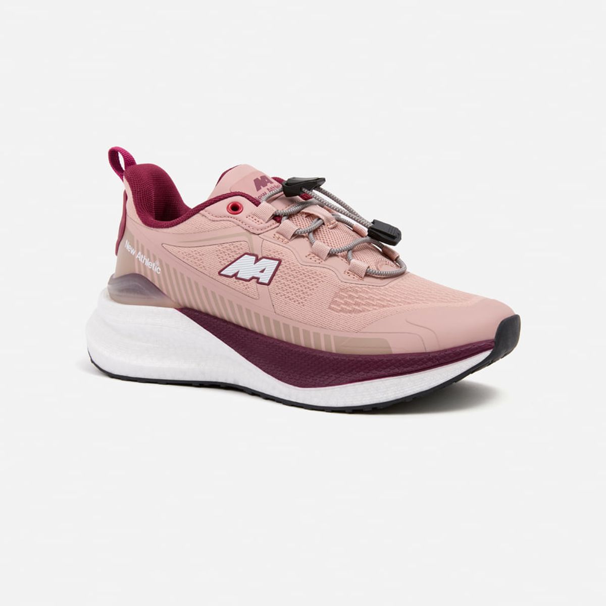 NEW ATHLETIC - Zapatillas New Athletic Running Speed128 Rosado Con Vino Mujer