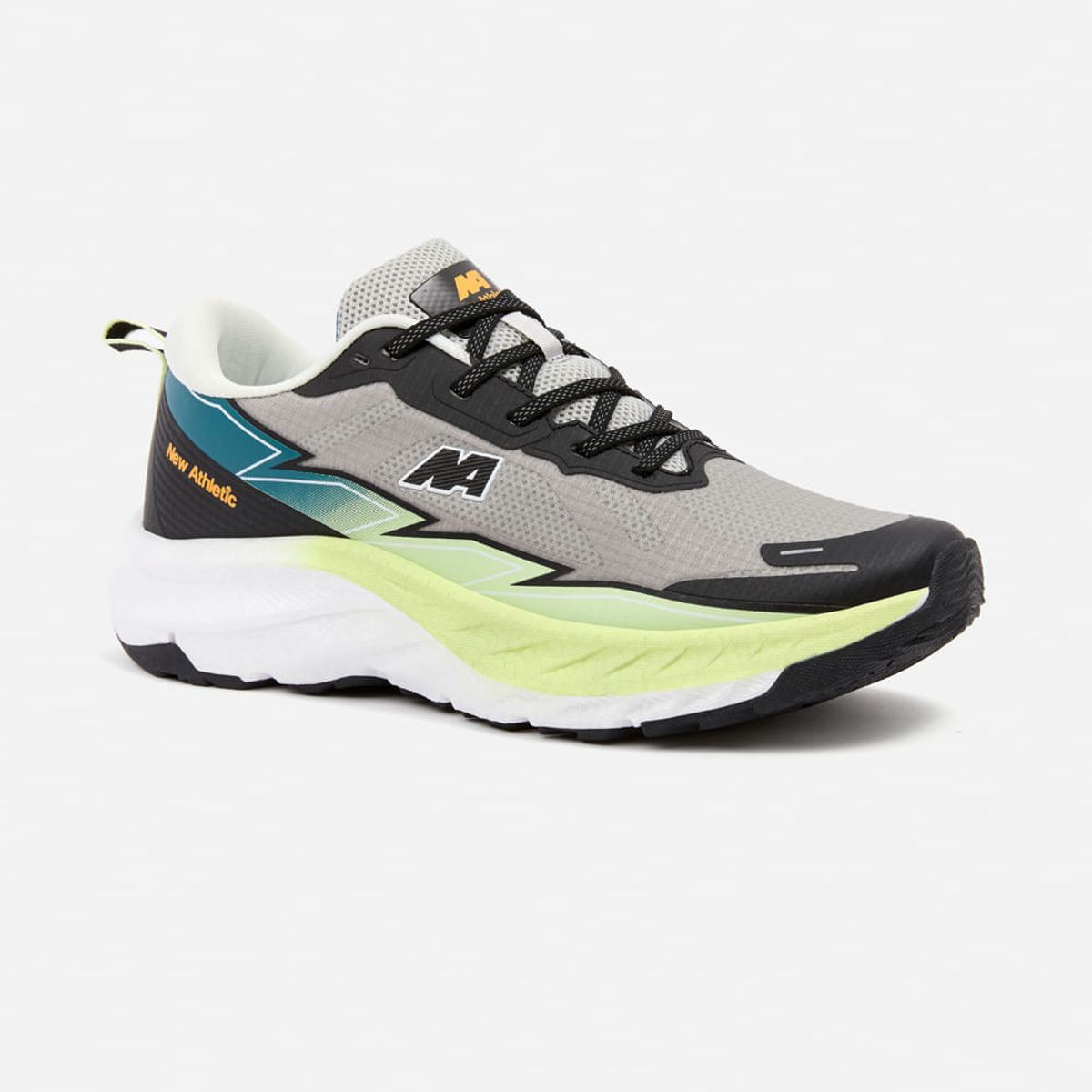 NEW ATHLETIC - Zapatillas New Athletic Running Foam129 Gris Con Negro Hombre