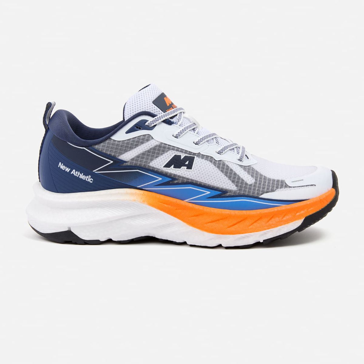 NEW ATHLETIC - Zapatillas New Athletic Running Foam129 Blanco Con Azul Oscuro Hombre