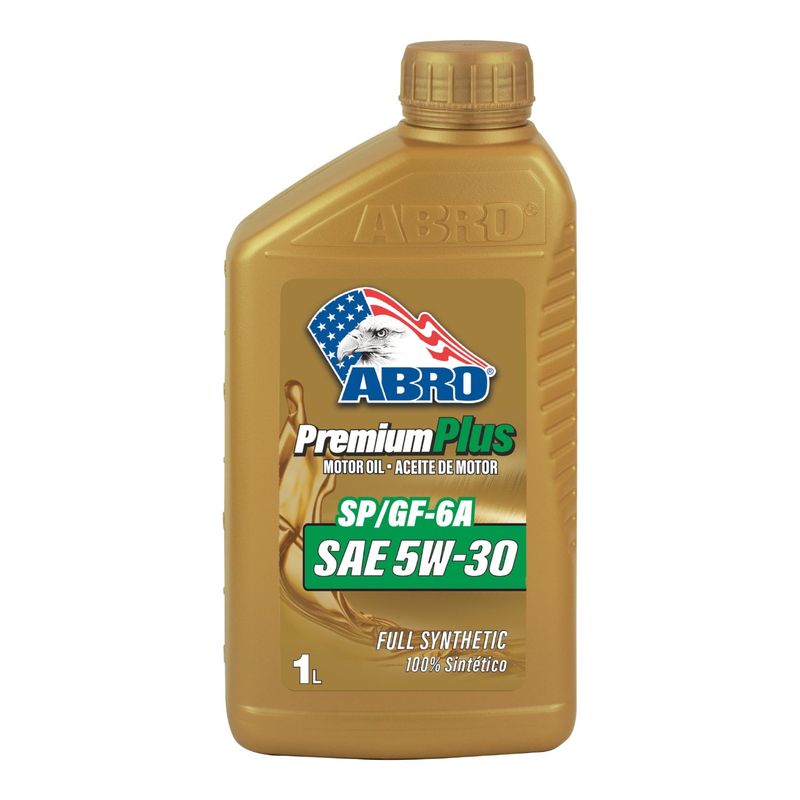 ABRO - Aceite Lubricante para Motor Full Sintético 5W30 SP 1L