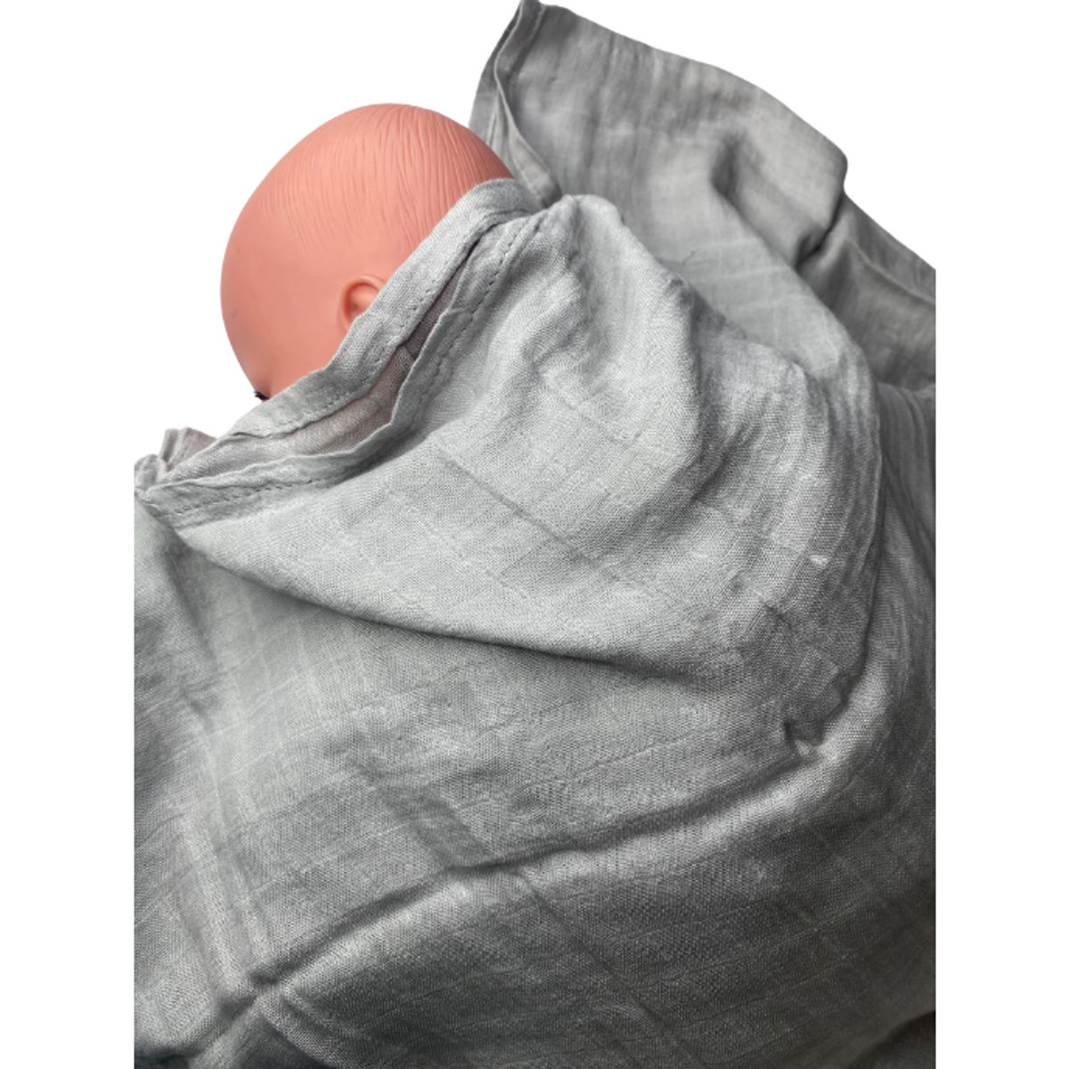 AIMAMA - Muselina Bambú Color Gris