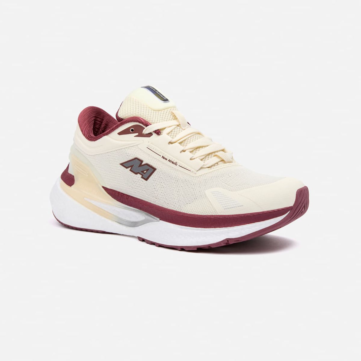 NEW ATHLETIC - Zapatillas New Athletic Running Foam119 Crema Con Vino Mujer