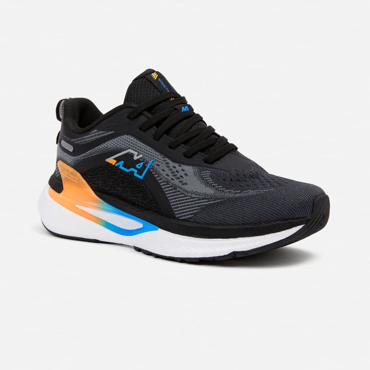 NEW ATHLETIC - Zapatillas New Athletic Running Foam152 Negro Con Celeste Hombre