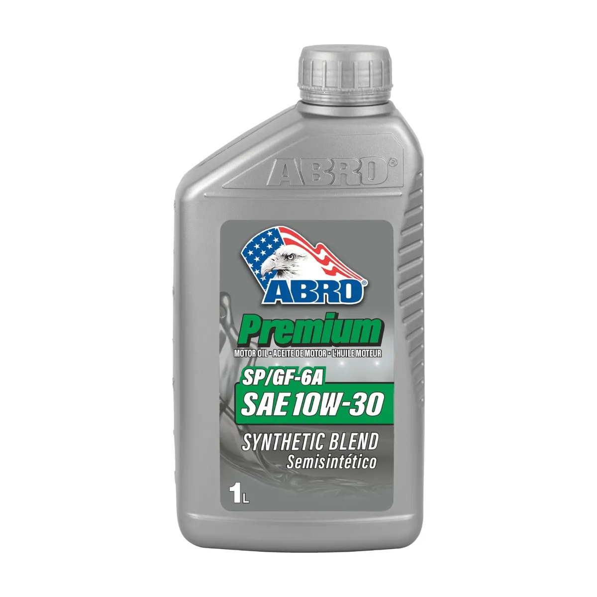 ABRO - Aceite Lubricante para Motor Semi Sintético 10W30 SP 1L