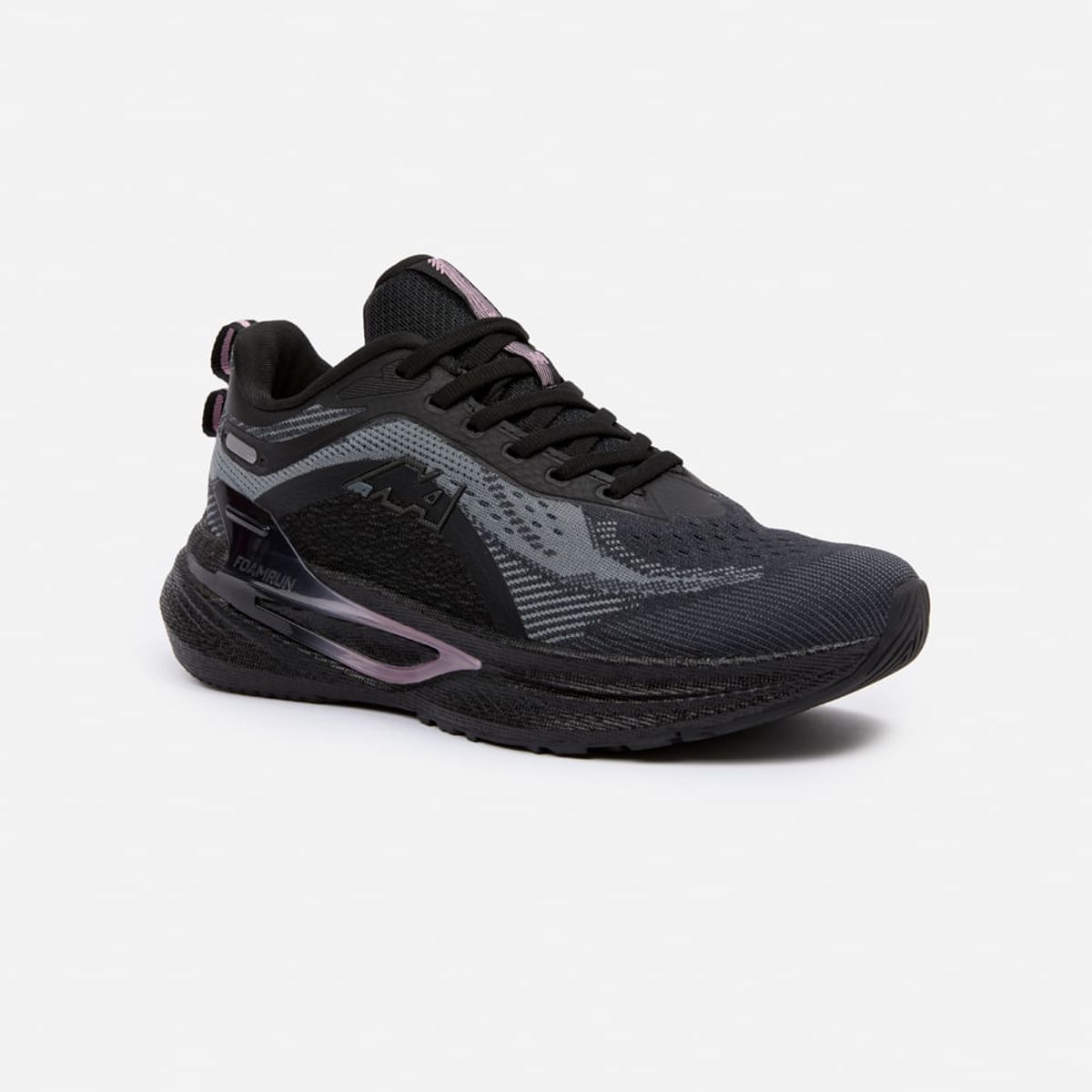 NEW ATHLETIC - Zapatillas New Athletic Running Foam152 Negro Con Lila Mujer