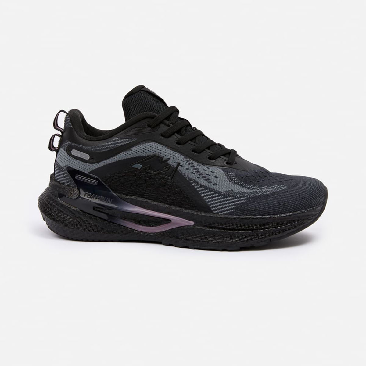 NEW ATHLETIC - Zapatillas New Athletic Running Foam152 Negro Con Lila Mujer