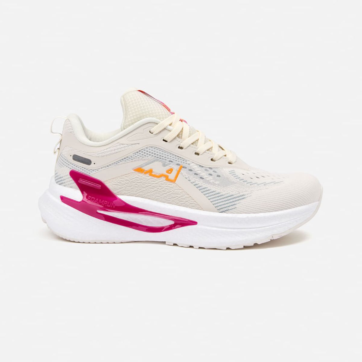 NEW ATHLETIC - Zapatillas New Athletic Running Foam152 Crema Con Fucsia Mujer