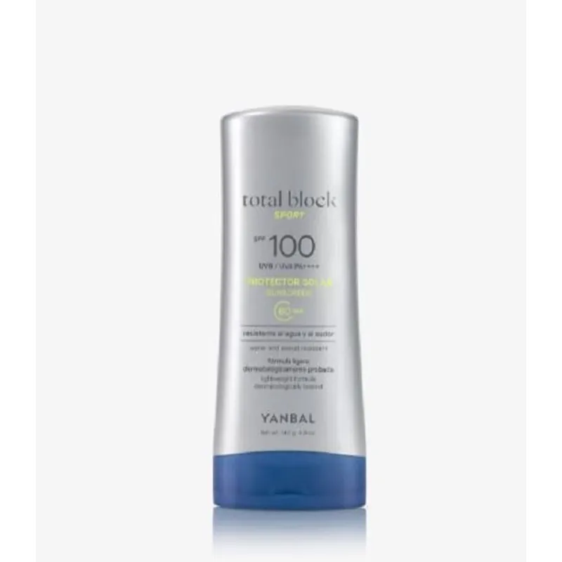 YANBAL - Total Block Sport SPF 100 - 140g  Yanbal