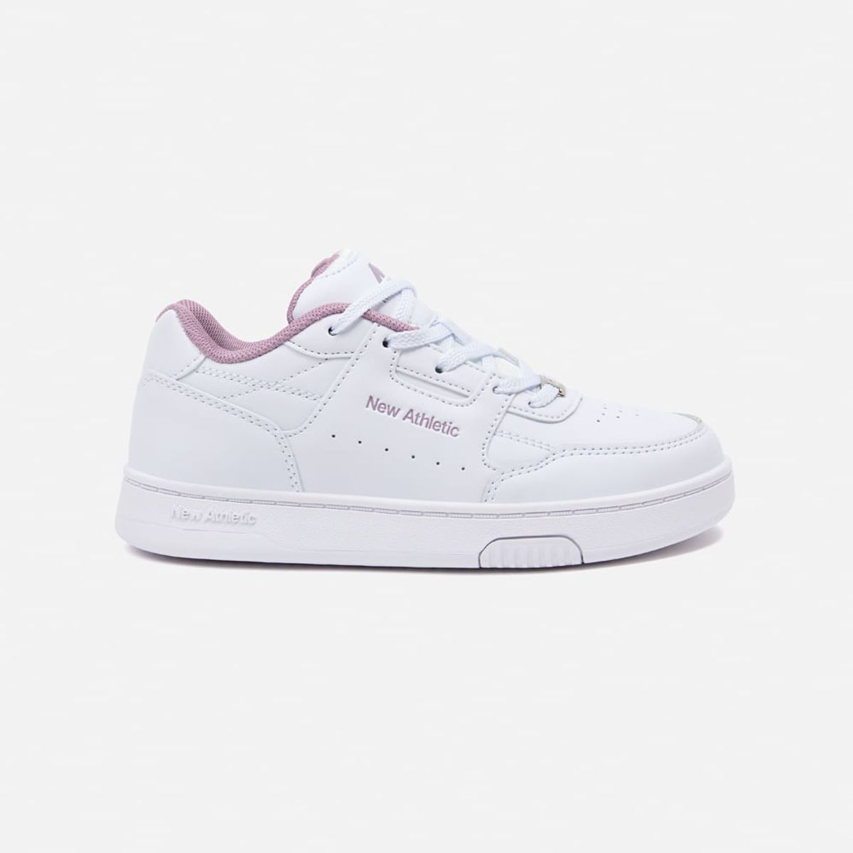 NEW ATHLETIC - Zapatillas New Athletic Skateboarding Cult87 Teens Blanco Con Uva Niña