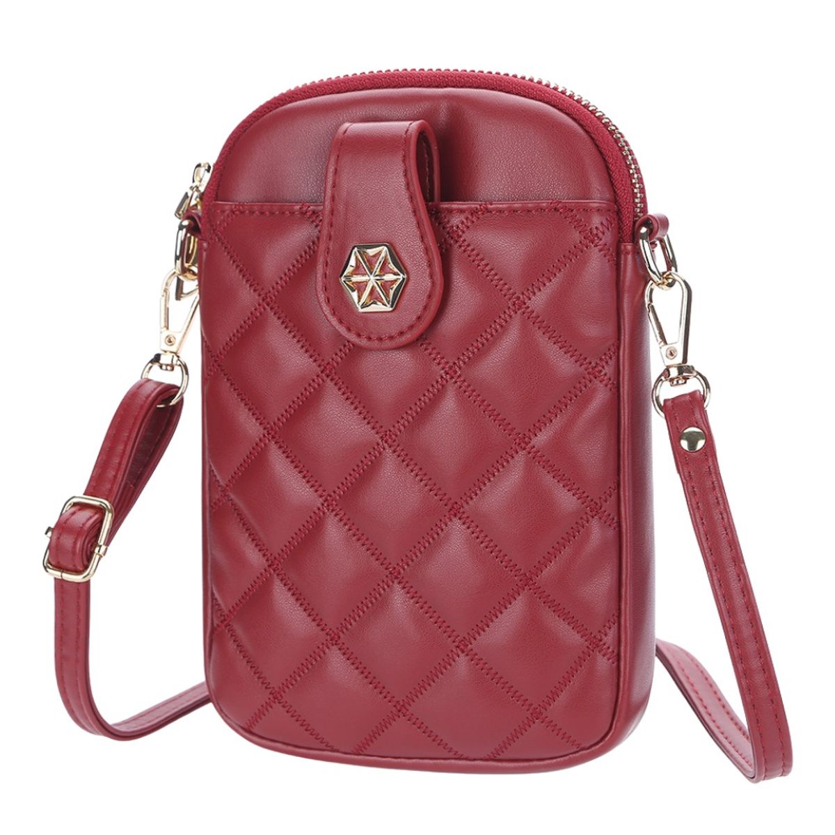 BAELLERRY - Bandolera de cuero vegano PU para dama N1890