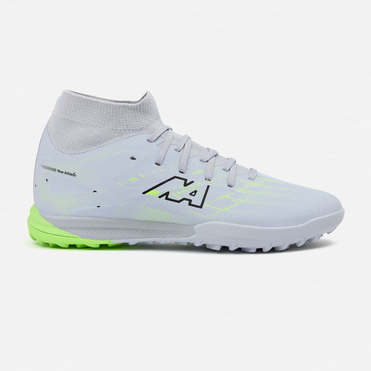 NEW ATHLETIC - Zapatillas New Athletic Football Vortex103 Gris Con Verde Limón Hombre