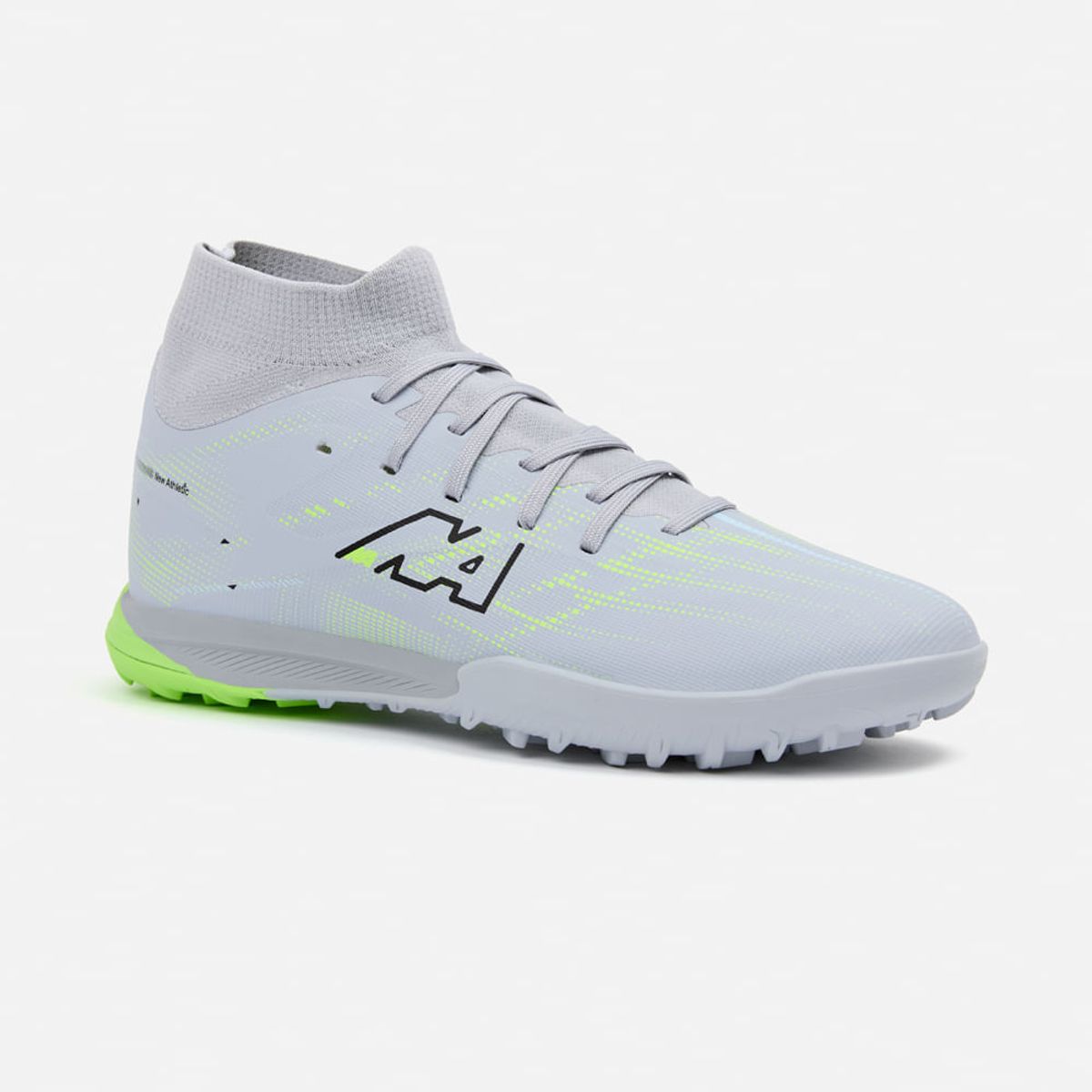 NEW ATHLETIC - Zapatillas New Athletic Football Vortex103 Gris Con Verde Limón Hombre
