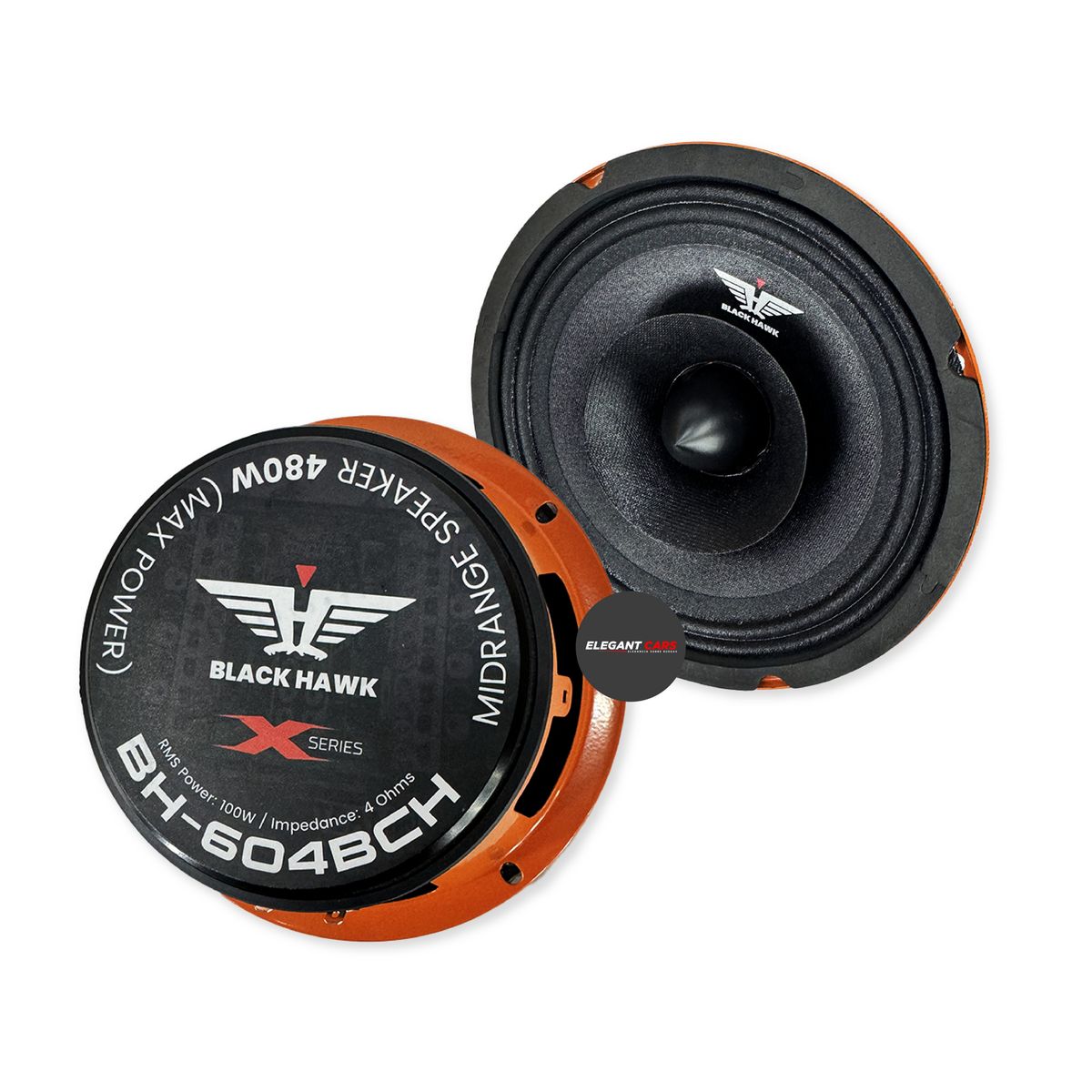 HAWK - Parlantes Medios Bala Black Hawk 65Pulg 480w