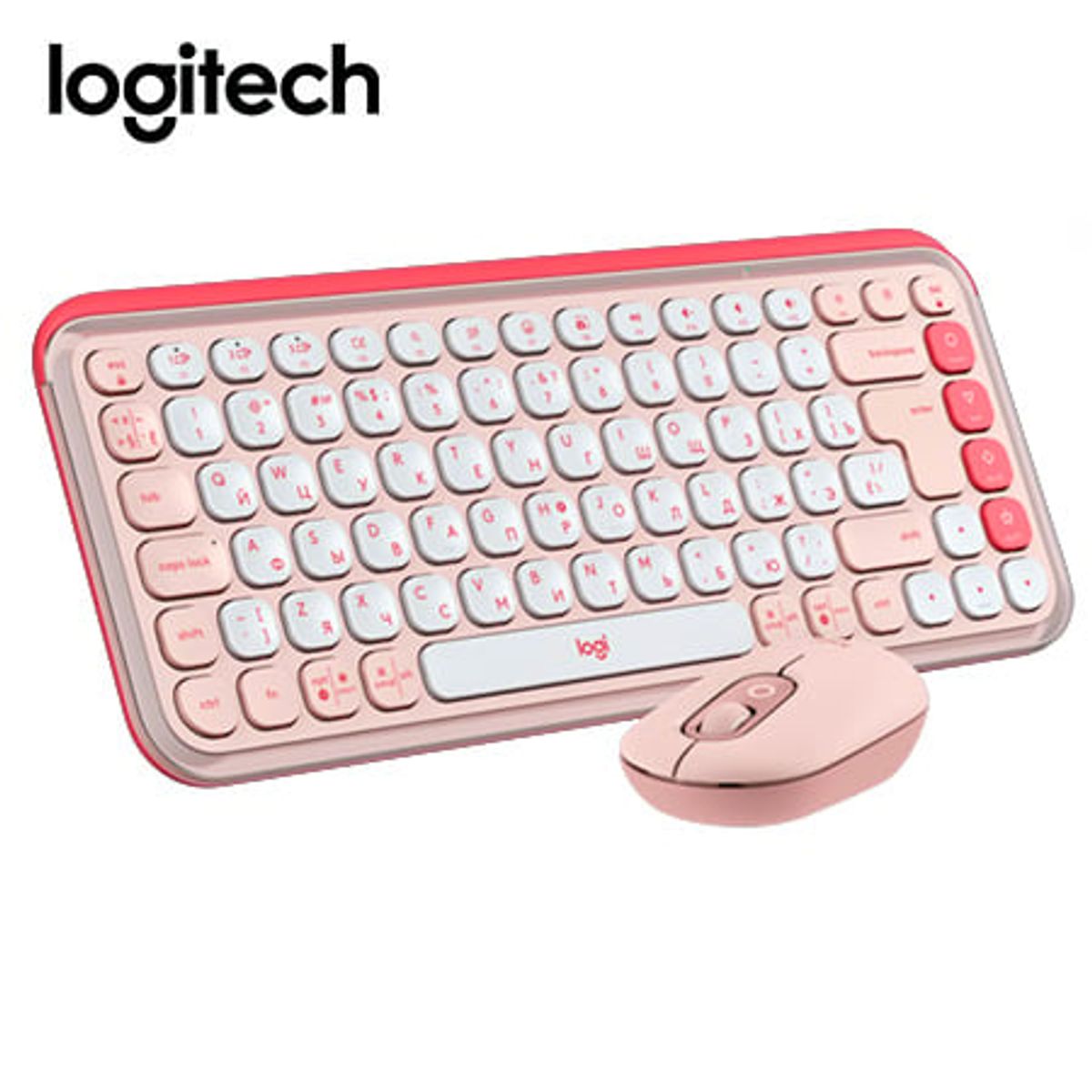 LOGITECH - TECLADO LOGITECH + MOUSE POP ICON BLUETOOTHWIRELESS SP  COPILOT