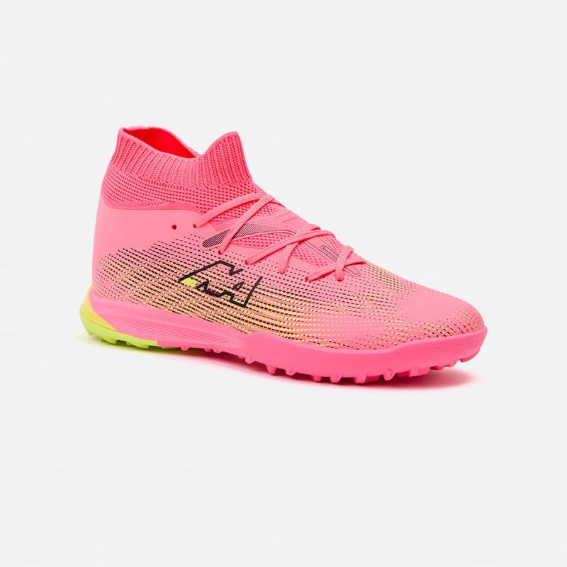 NEW ATHLETIC - Zapatillas New Athletic Football Vortex106 Coral Con Amarillo Juvenil