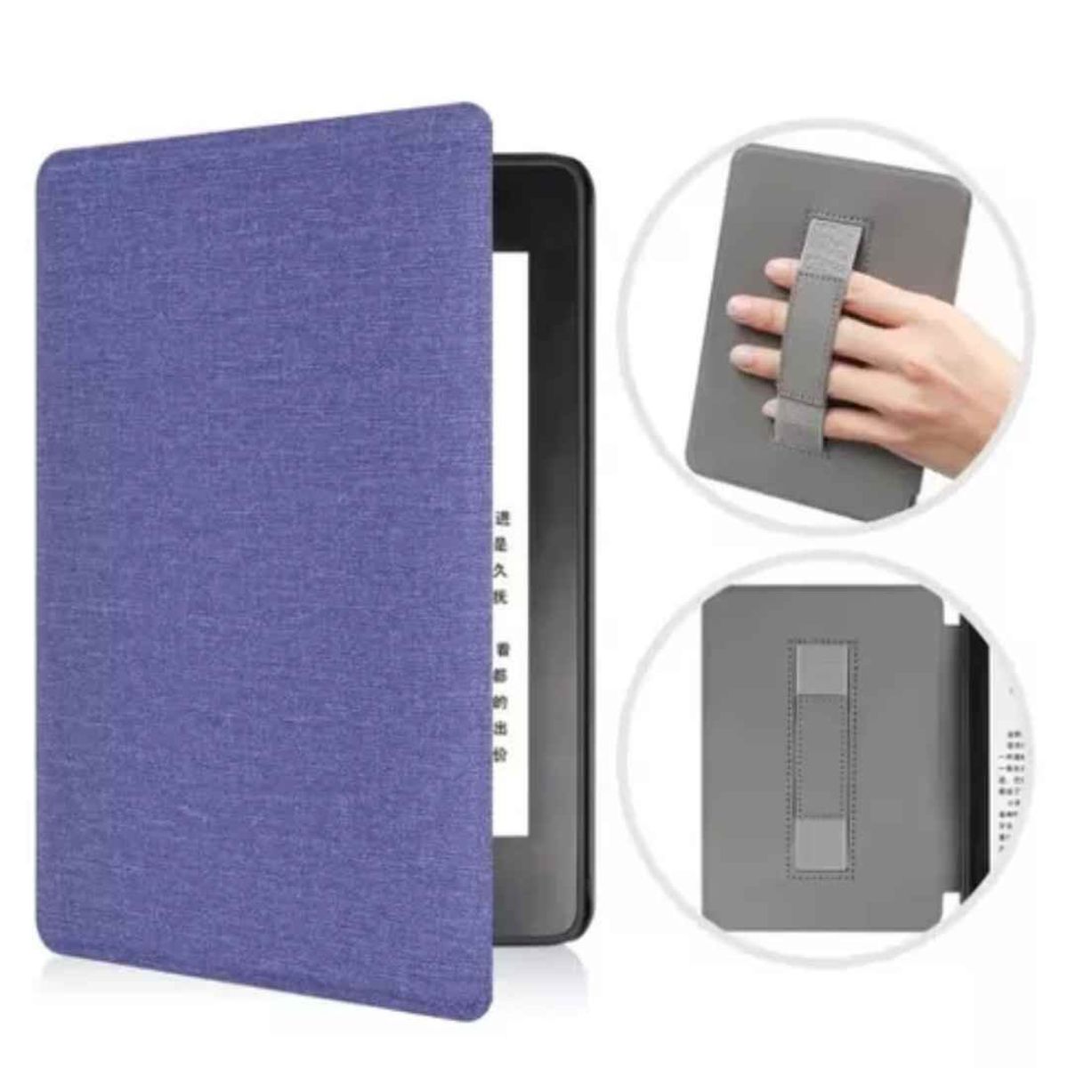 GENERICO - Funda case c/sujetador para amazon Kindle 11 GEN 2022-2024 6 PULG LAVANDA