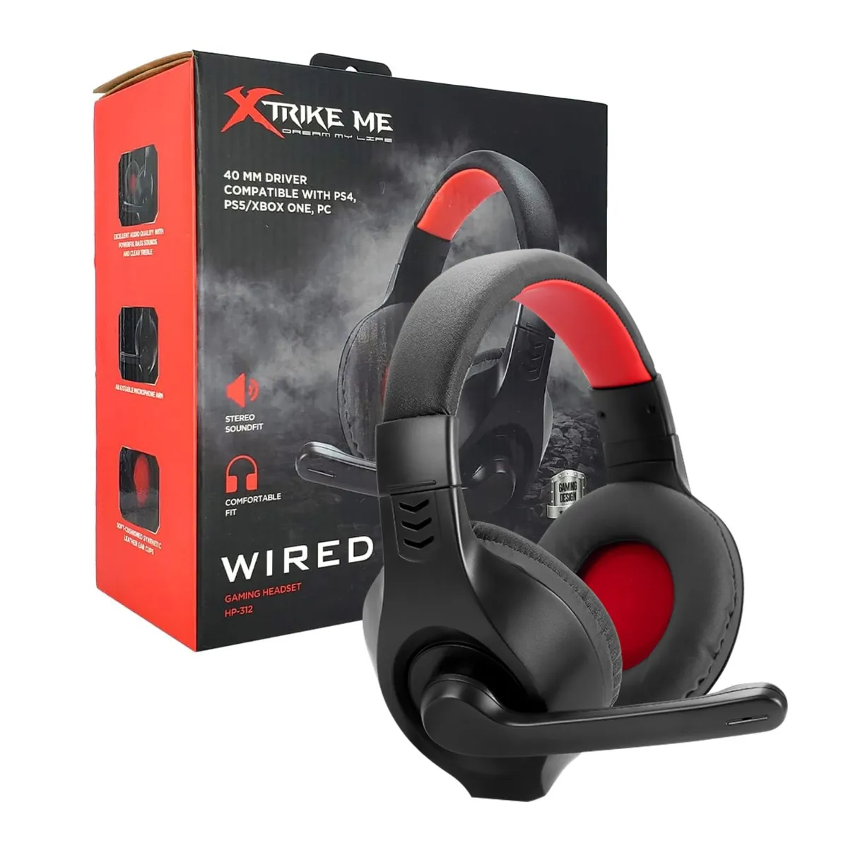 XTRIKE ME - Audifono Gamer Con Microfono Xtrike Me HP-312