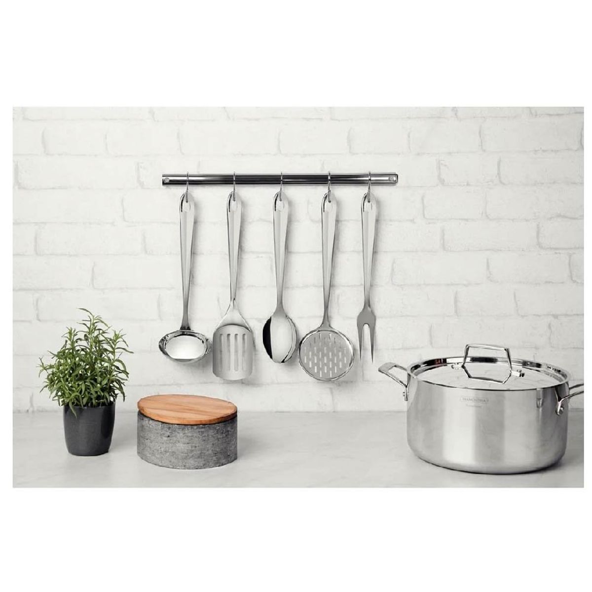 TRAMONTINA - Juego de Utensilios TRAMONTINA 5 PIEZA.ACE.INOX.C