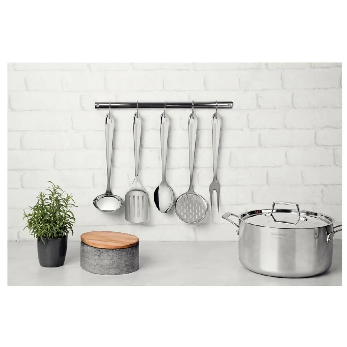 TRAMONTINA - Juego de Utensilios TRAMONTINA 5 PIEZA.ACE.INOX.C