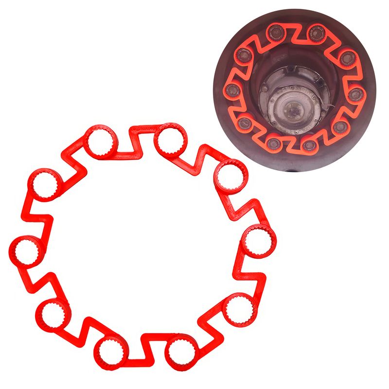 GENERICO - Traba Tuerca Buses Camiones 10X32mm Naranja