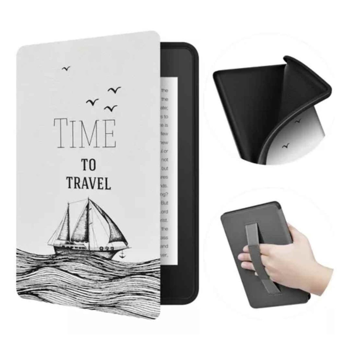 GENERICO - Funda case c/sujetador para amazon Kindle 11 GEN 2022-2024 6pulg VELERO