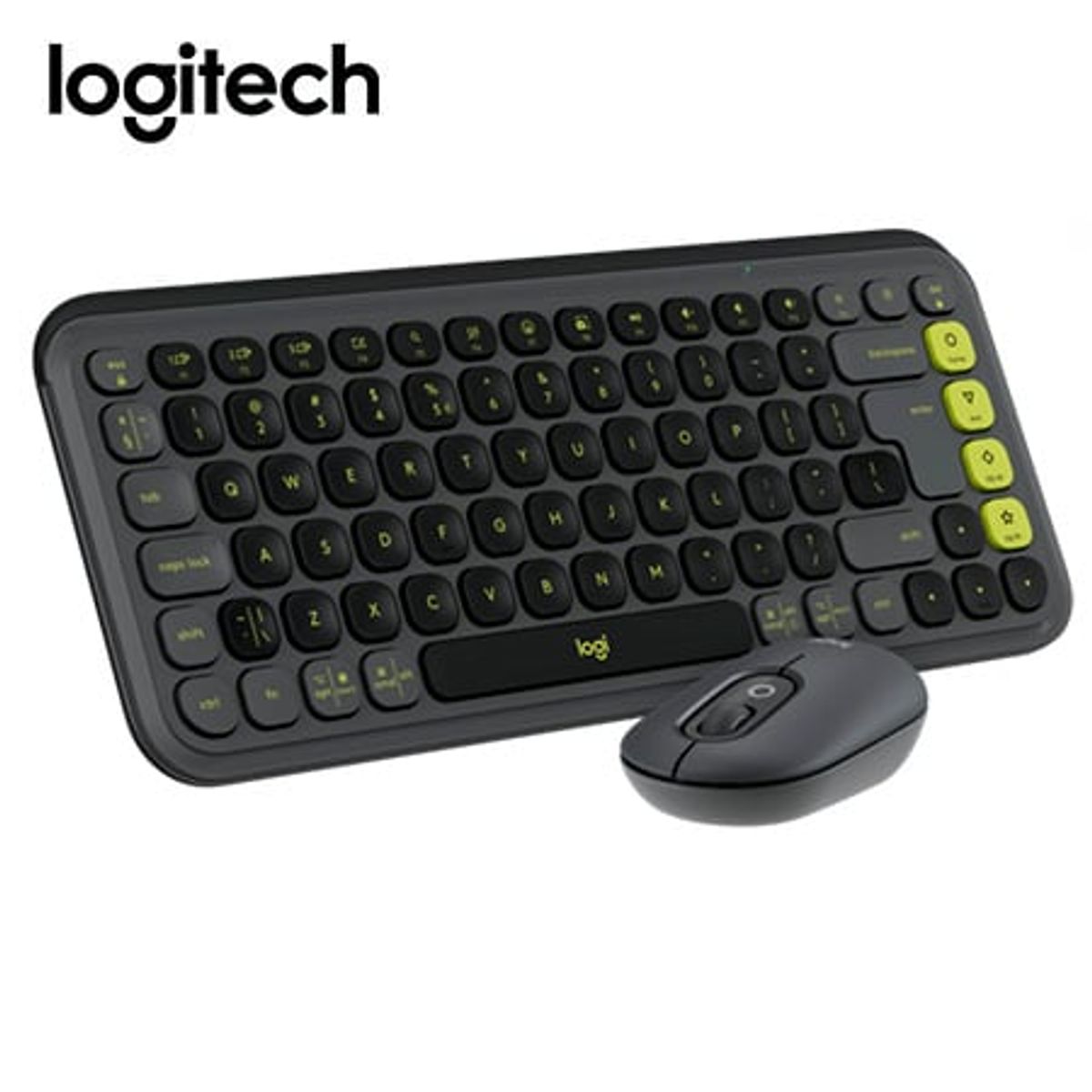 LOGITECH - TECLADO LOGITECH + MOUSE POP ICON BLUETOOTHWIRELESS SP  COPILOT