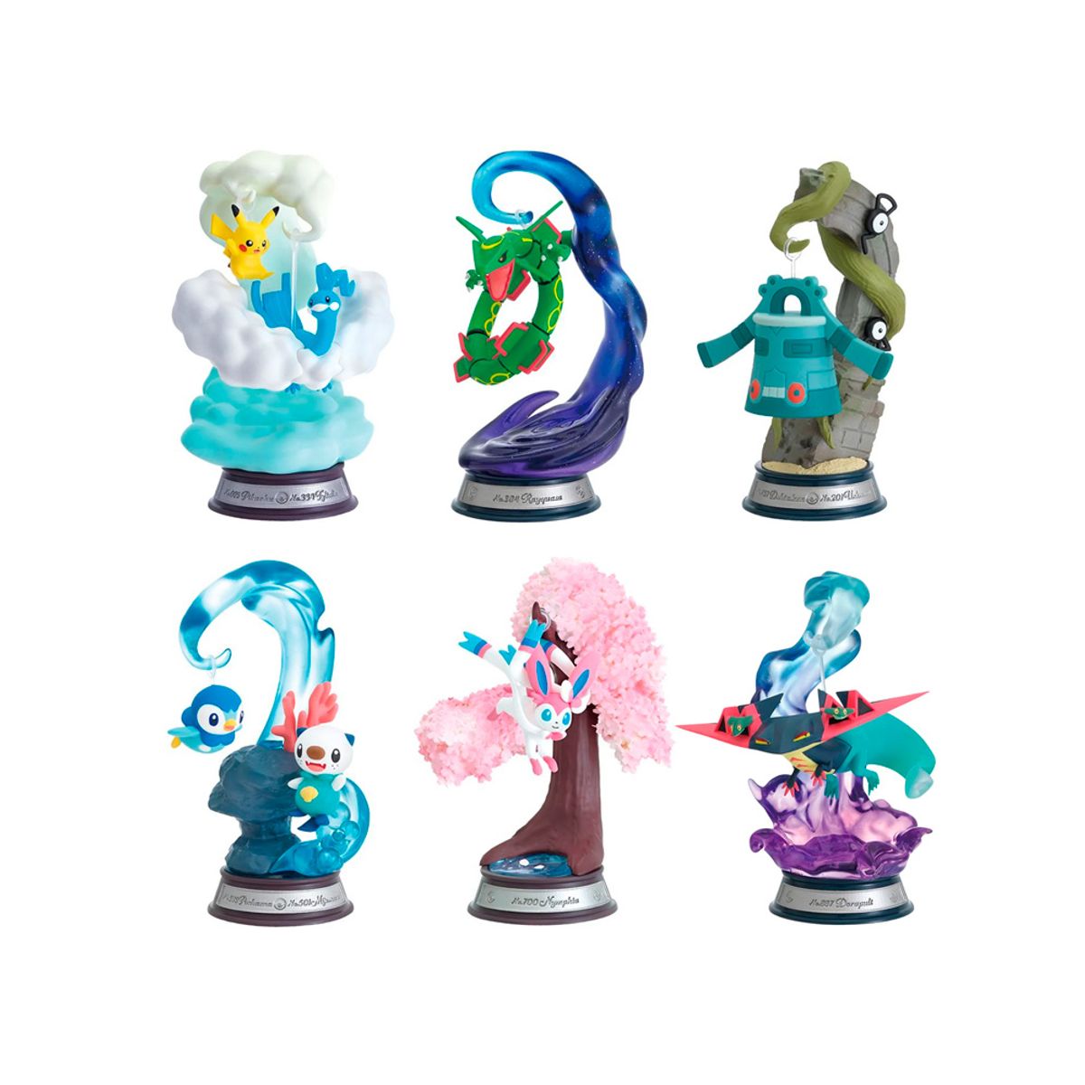 POKEMON - Pokemon Re Ment Swing Vignette Collection 2 Japon Completo