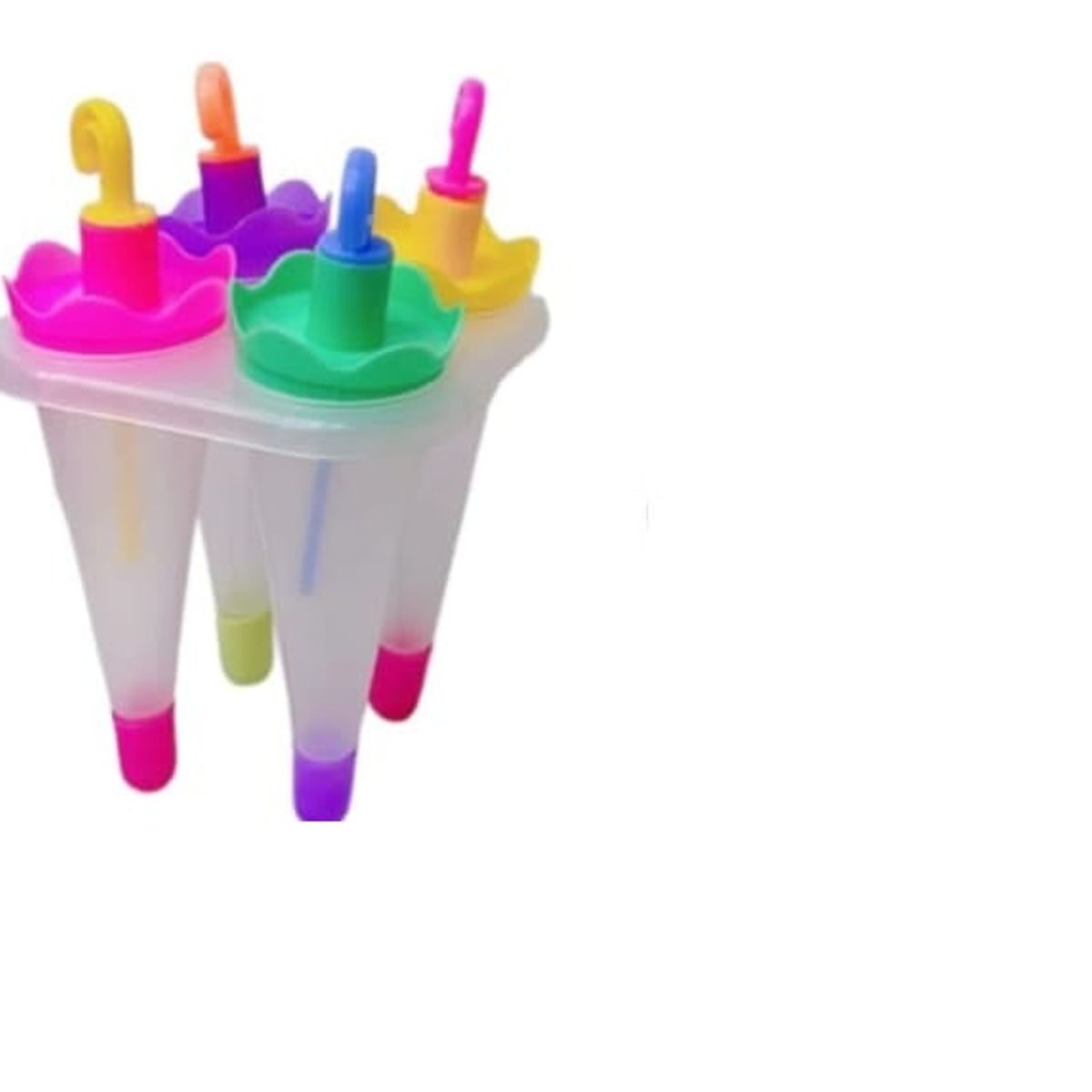 GENERICO - Molde para hacer helados de paletas x4 sombrillas