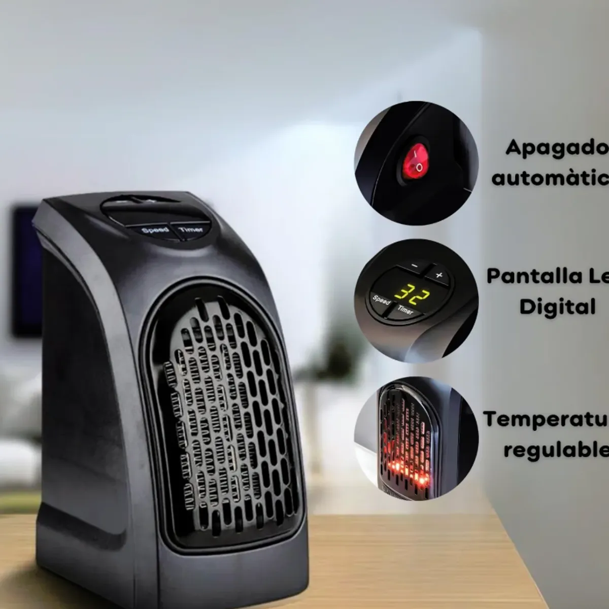 EASYFIX - Calefactor Eléctrico Portátil