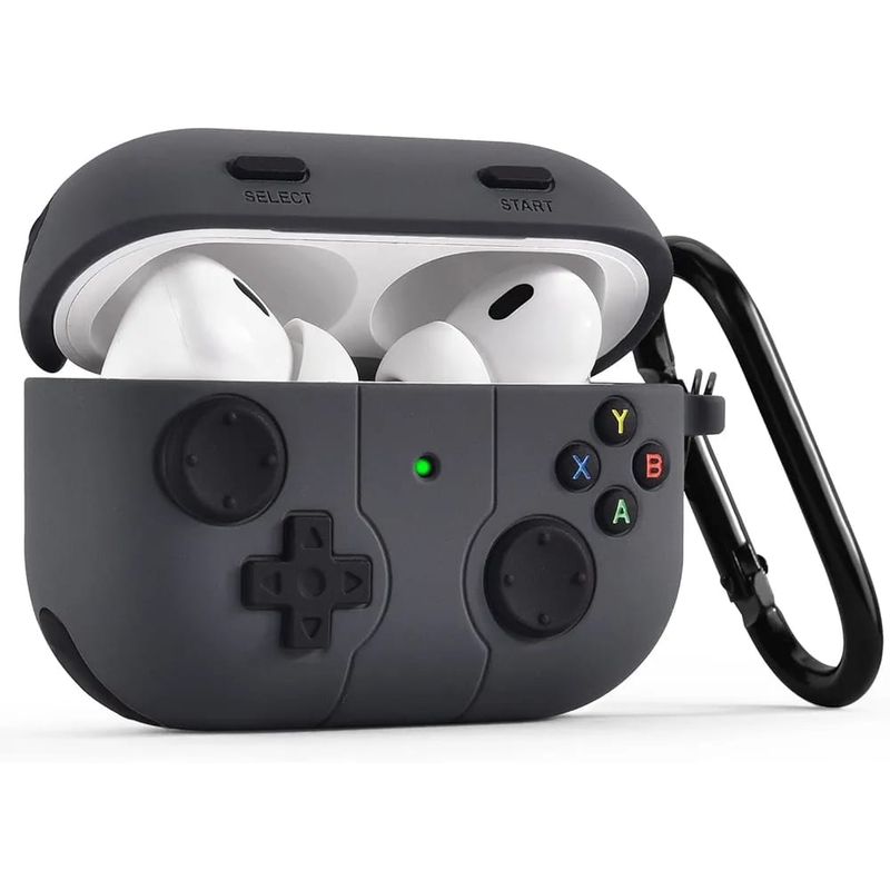 GENERICO - CASE DE TPU PARA AIRPODS PRO 2 ANIMADO COLOR NEGRO