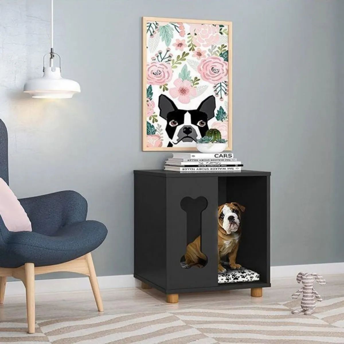 73 EXPERIENCE - Mesa Lateral Mascota Najar - Negro - 73 Experience