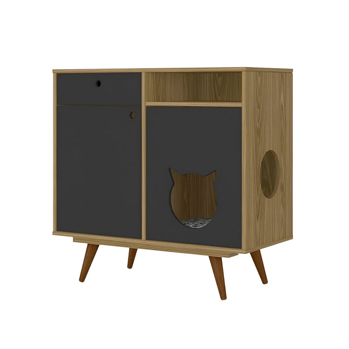 73 EXPERIENCE - Aparador Mascota Dajali -Miel & Negro-73 Experience