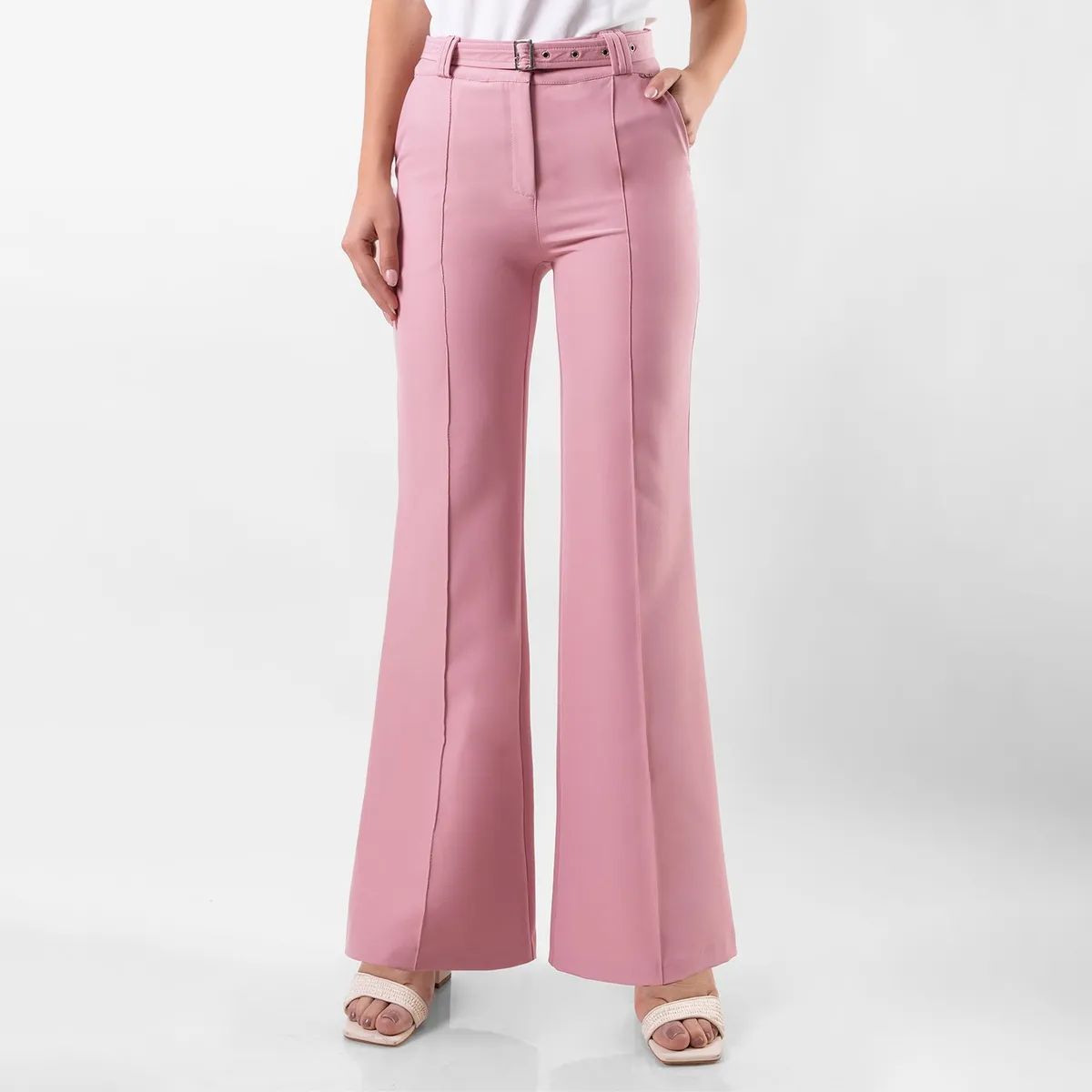 TEILOR - PANTALON PALAZZO ALTO MUJER