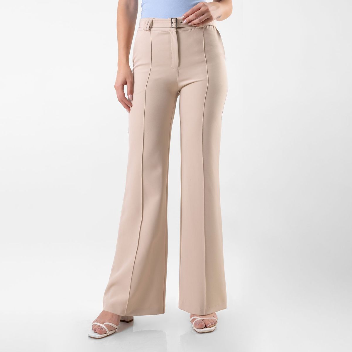 TEILOR - PANTALON PALAZZO ALTO MUJER