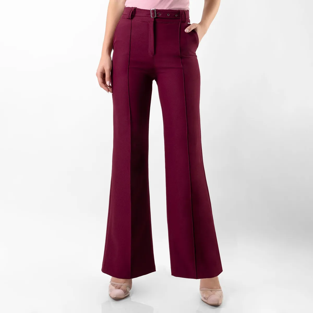 TEILOR - PANTALON PALAZZO ALTO MUJER