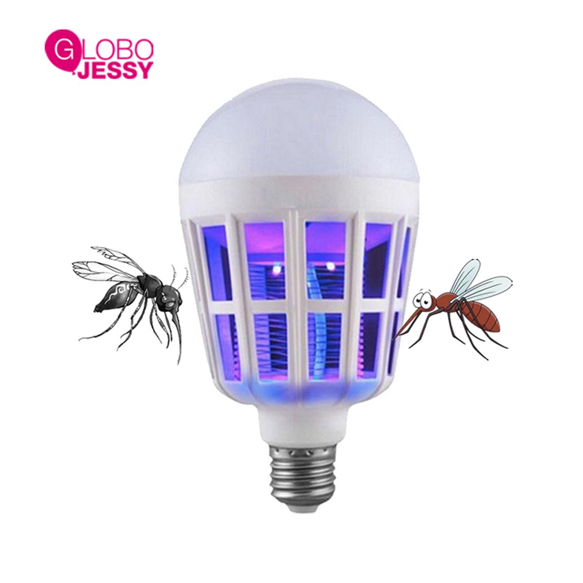 GENERICO - FOCOS Pack 2 unds  Mata Zancudos Mosquitos etc