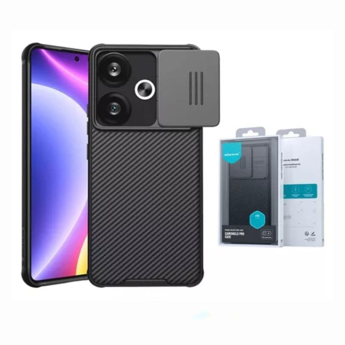 NILLKIN - Case Nillkin Camshield Pro Xiaomi Poco F6 - Negro