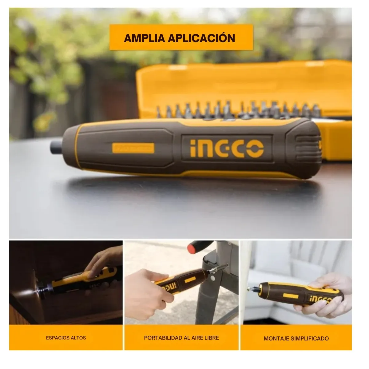 INGCO TOOLS - Destornillador inalambrico 4v 5nm Ingco