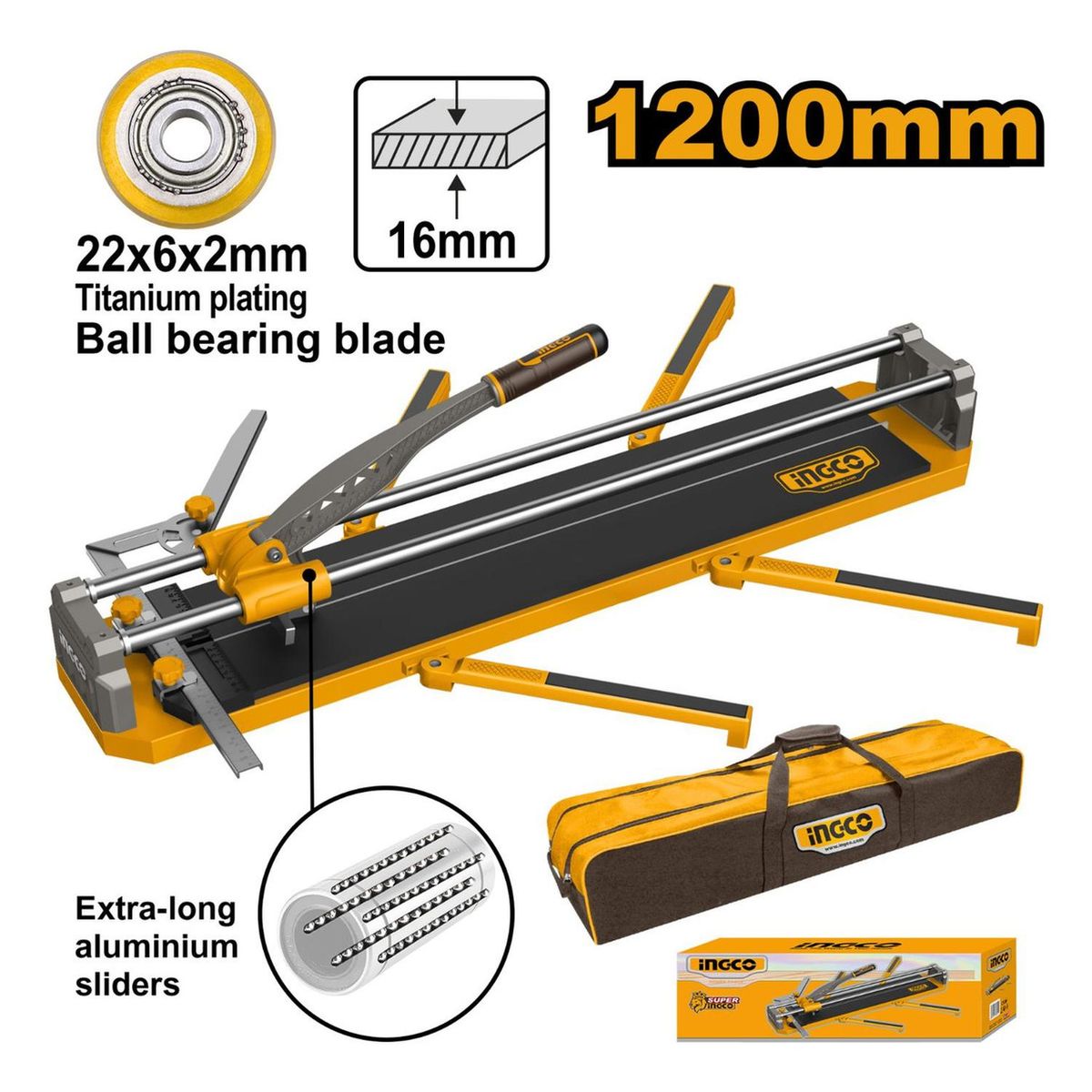 INGCO TOOLS - Cortador de mayolica 120cm industrial Ingco
