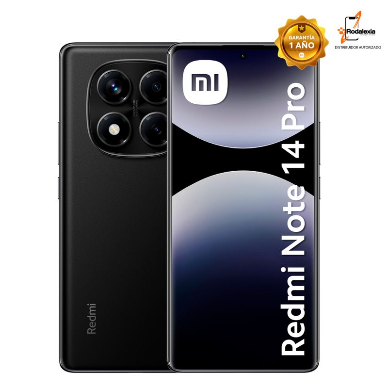 XIAOMI - XIAOMI REDMI NOTE 14 PRO 4G 8+256GB COLOR NEGRO MEDIANOCHE