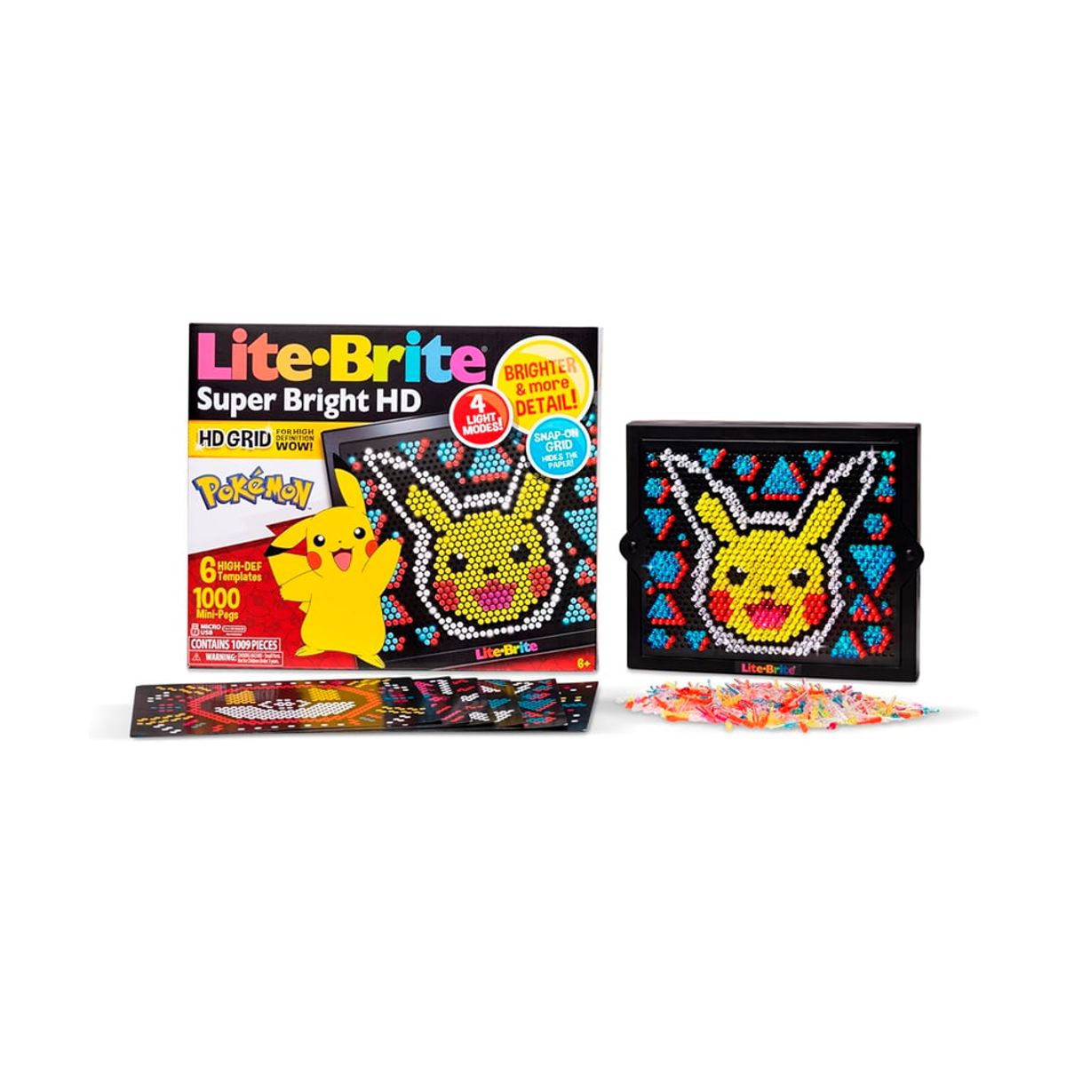 POKEMON - Pokemon Pantalla Creativa Lite Brite Super Bright HD Pikachu