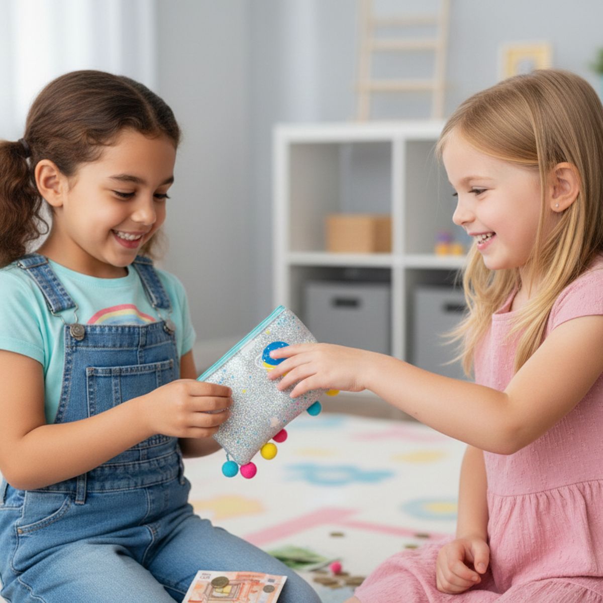 GENERICO - Monedero kawai para niñas Verde