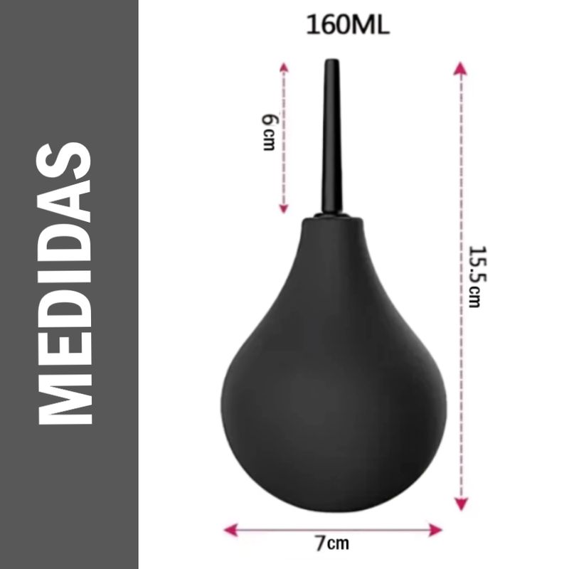 GENERICO - Pera Enema Ducha Intima De Limpieza Personal - 160ml