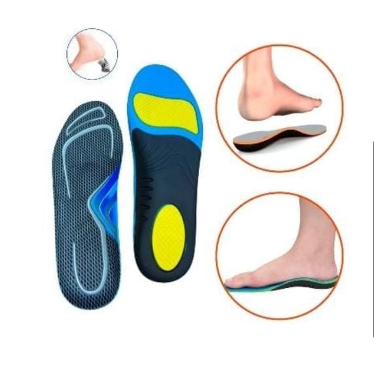 GENERICO - Plantilla arco de pie resorte talon