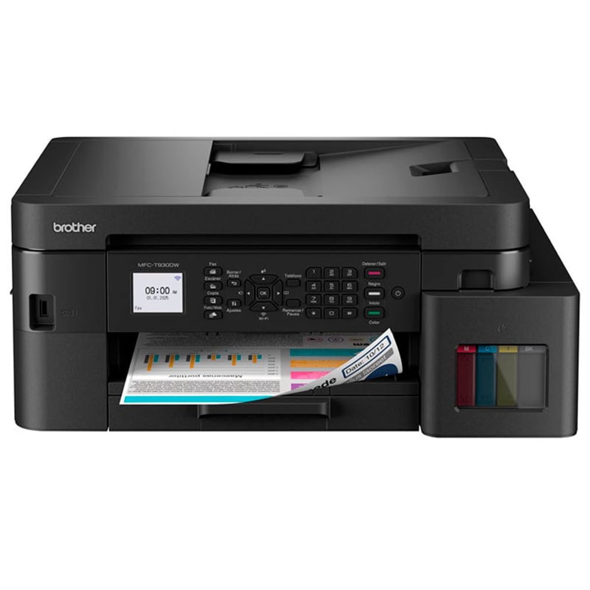 BROTHER - IMPRESORA MULTIFUNCIONAL BROTHER MFC-T930DW WIRELESS RED DUPLEX