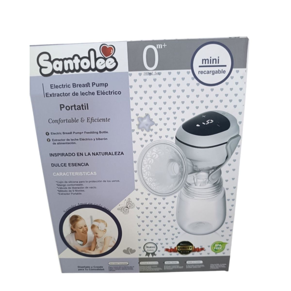 GENERICO - Extractor De Leche Materna Portátil Eléctrico