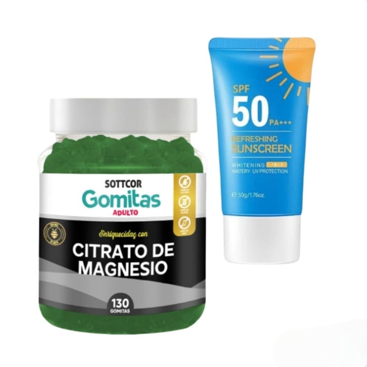 GENERICO - CITRATO DE MAGNESIO GOMITAS SOTTCOR + REGALO BLOQUEADOR REFRESCANTE