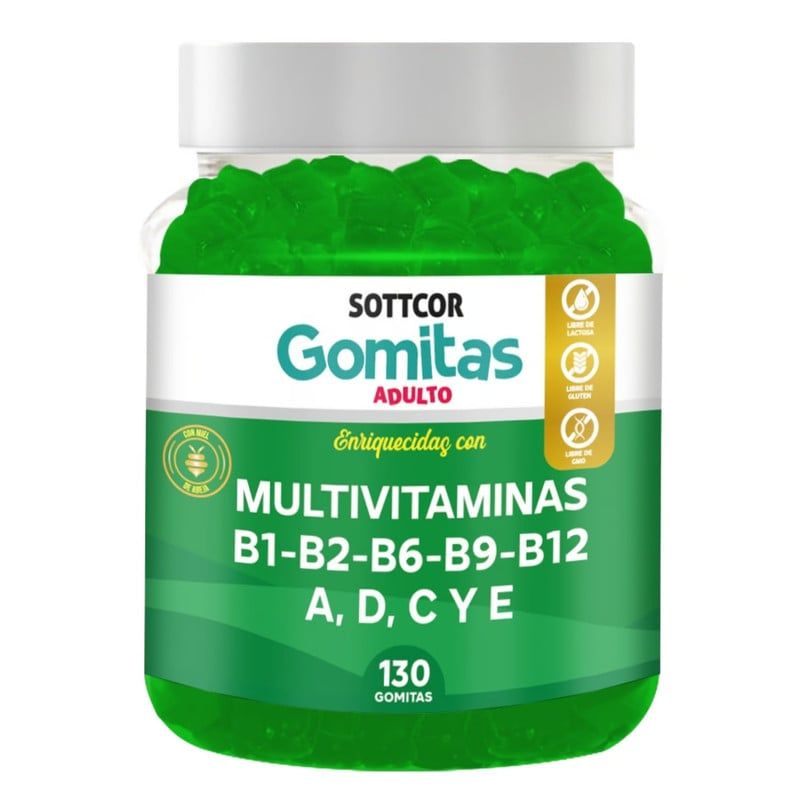GENERICO - MULTIVITAMINA PARA ADULTOS GOMITAS SOTTCOR 100GR