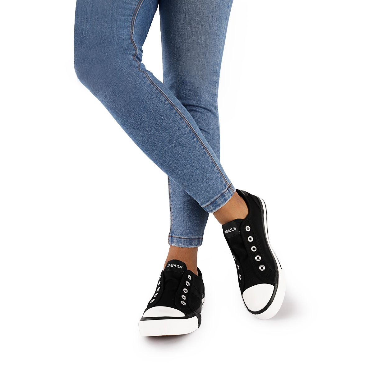 IMPULS - Zapatillas urbanas Mujer Impuls Indara01 Negro